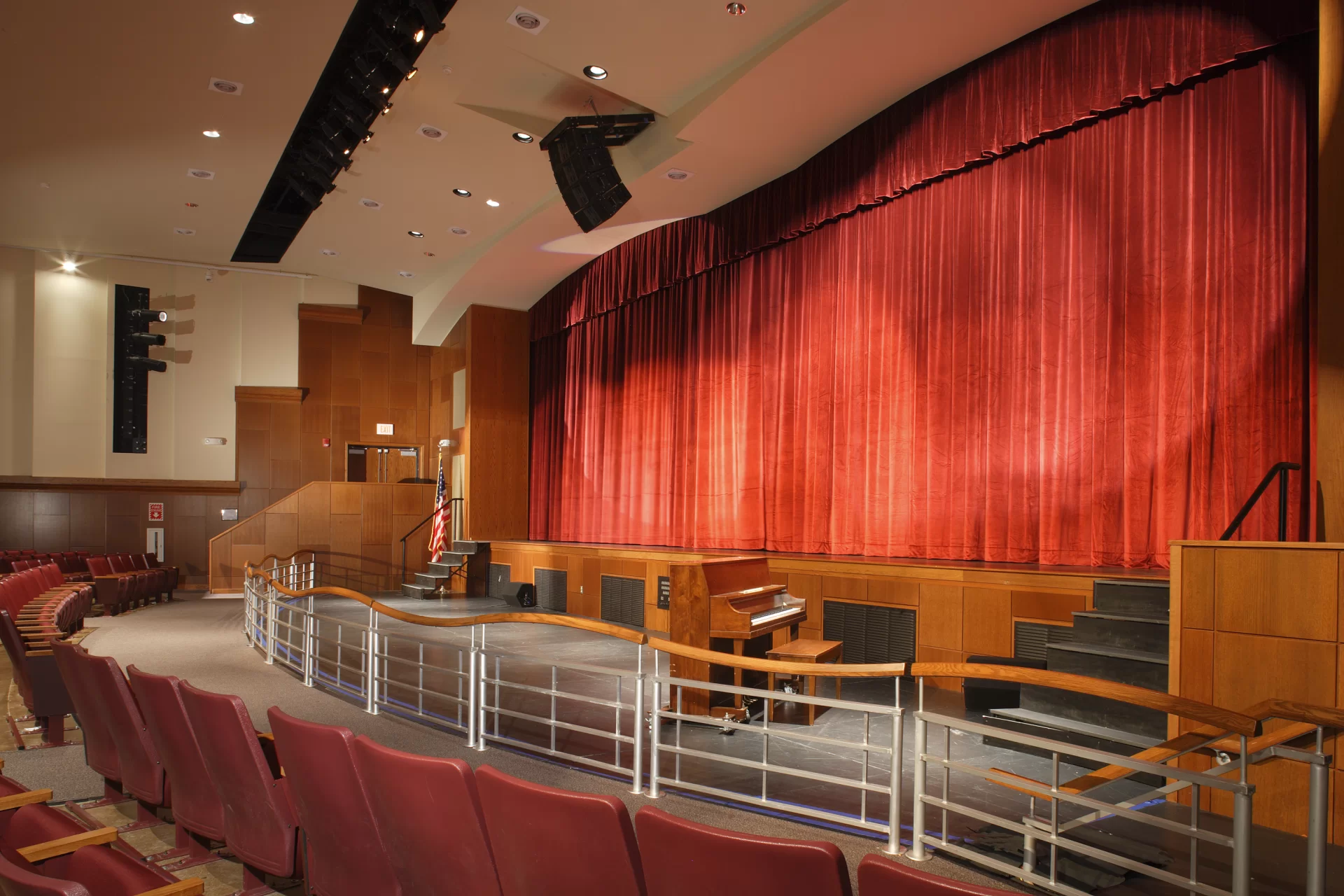 Auditorium, theater, stage